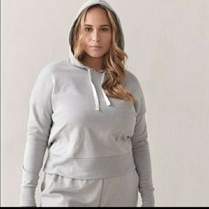 NWT Addition Elle cropped pullover hoodie